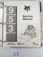 BOBCAT 953 BICS SKID STEER SERVICE SHOP MANUAL 6724087 8/96