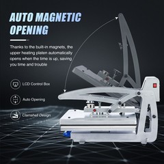 CREWORKS Heat Press Machine 16×20″ Inch Auto Open Heat Transfer Printing Machine