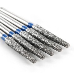 JMU Dental Diamond Burs Round End Taper FG 856L-020M/856L-023M Medium Grit