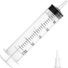 60ML Syringe with Cap, Syringes without Needle, Measurement Applicator (3 Pack)