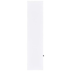 Pemberly Row Transitional 3-Shelf Engineered Wood Media Tower in White