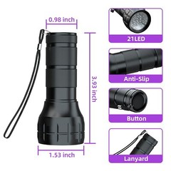 Air Conditioner Leak Detector Tool AC Leak Detector Kit UV Light for AC UV Dye