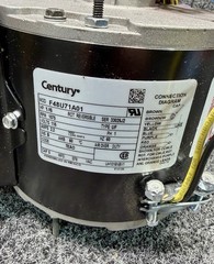 Century UH1016NBV1 F48U71A01 Unit Heater Motor 115V, 1075 RPM, 1/6 HP