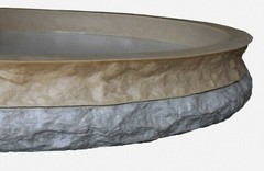 Stone Master Molds Chiseled Edge Concrete Countertop Edge Form Liner 10’x2.5″