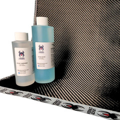 12″ x 5FT Twill Weave Carbon Fiber Fabric Cloth Resin Kit