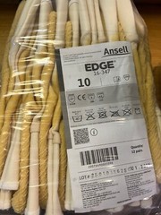 Pack of 12 Pairs – Ansell Edge 16-347 Cut-Resistant Coated Gloves size 10 (XL)