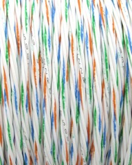M27500-22RC4U00 22/4 Silver-Coated Copper PTFE Insulated Twisted Quad, 50ft