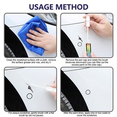 [2-PACK] Ingot Silver Metallic(UX) for Ford Car Touch Up Paint,Pro-Grade Quic…