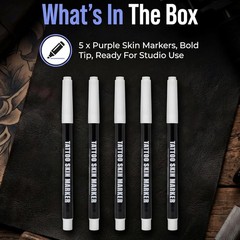 Element Tattoo Pen Marker for Skin – Body & Face Surgical Stencil Temporary