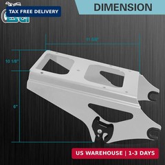 Detachable Two Up Tour Trunk Mounting 09-13 2-Up Tour Trunk Mounting Rack Compat