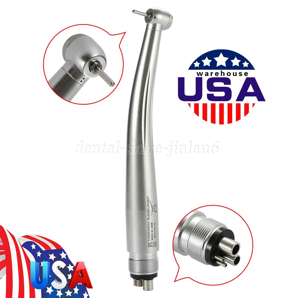 Mini Head Dental High Speed Handpiece One Water Spray Air Turbine M4 4Hole