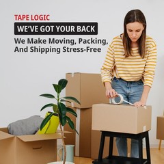 Tape Logic 2 Inch x 110 Yards Pre-Printed Packing Tape,Stop If Seal is Broken, 2