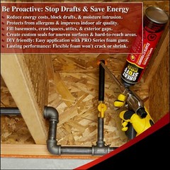 Great Stuff PRO Gaps and Cracks, 24 oz Cans, Case of 12 Cans