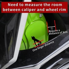 Caliper Covers 2015-2023 Mustang EcoBoost Powder Coated Set of 4