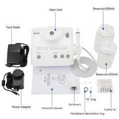 Dental Ultrasonic Scaler 2 Bottles Fits EMS Cavitron SKYSEA & 2*Handpiece HW-3H