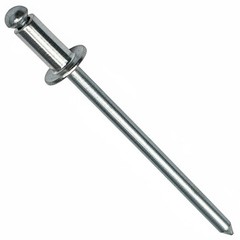 Aluminum Body Steel Mandrel Pop Rivets Blind Dome Head All Sizes Available