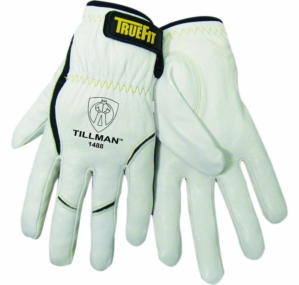Tillman 1488 Truefit Top Grain Goatskin TIG Protective Welding Work Gloves-Large