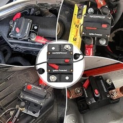 2 pcs 30 Amp Circuit Breaker for Boat Trolling Motor Marine Trailer Vehicles