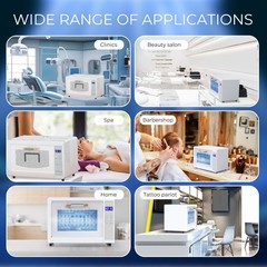 NIB 10L Nail Tools Sterilizer Cleaning Cabinet 160W 110V Beauty Spa Salon Barber