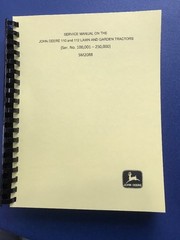 John Deere 110, 112 Lawn Tractor Service Manual SM2088 100,001 – 250,000