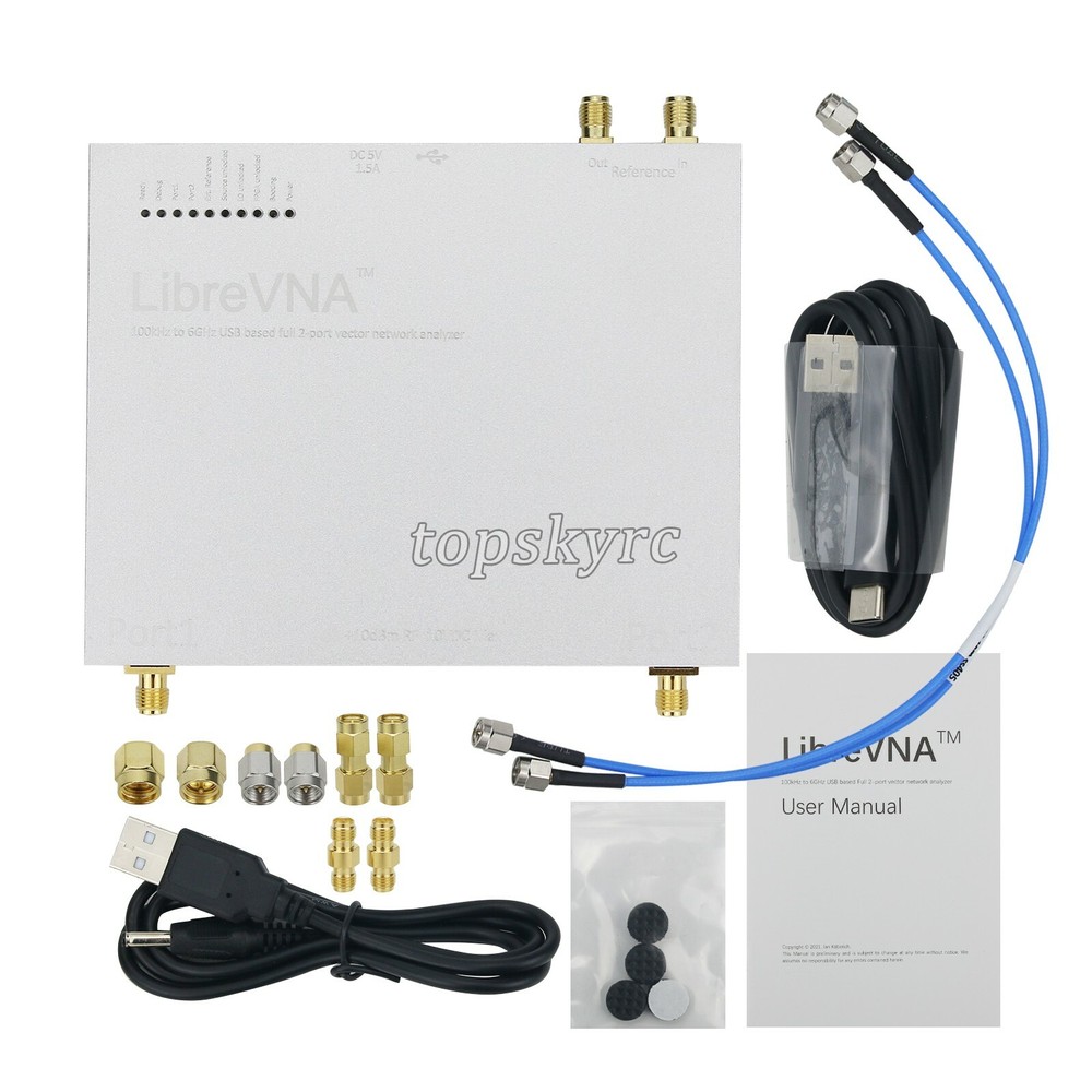 LibreVNA Antenna Analyzer 100KHz – 6GHz USB Based 2-Port Vector Network Analyzer