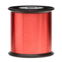 35 AWG Gauge Heavy Copper Magnet Wire 5.0 lb 49455′ Length 0.0067″ 155C Red