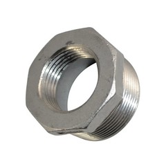 1-1/2” male to 1“ NPT female HEX Reducer bushing pipe adapter Stainless Steel