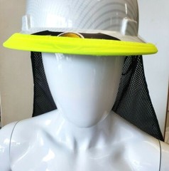 2 PC. FX SAFETY HARD HAT NECK SHIELD HELMET SUN SHADE HI VIS REFLECTIVE STRIPE