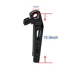 Black 10″ Handlebar Risers Kit for Harley Street Bob Low Rider S FXST FXBRS