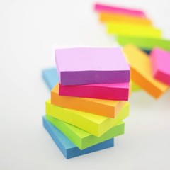 Sticky Notes 1.5 x 2 Inch 36 Pads Bulk 100 Sheets 6 Bright Neon Colors