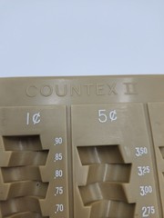 MMF Industries Countex II One-Piece Plastic Coin Counting Tray/Coin Sorter GUC