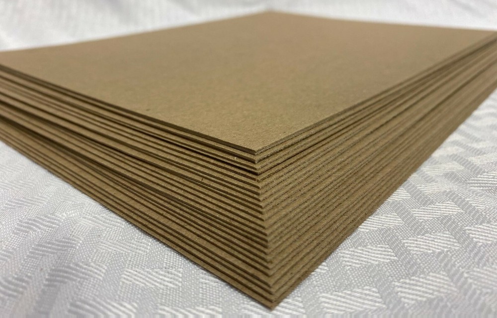 8 x 10 Chipboard Pads/Sheets; 022 pt.; Qty: 100 carton pack. Direct From Mill