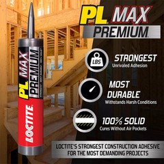 Loctite PL Max Premium 9 Oz Cartridge Construction Adhesive (2-Pack) 2292244