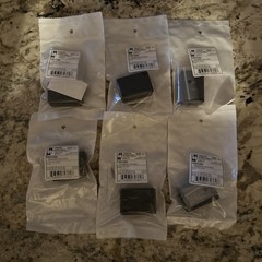 LOT of 6 – Small Black ABS Enclosure Project Box (50x35x20mm) Hammond 11551GBK