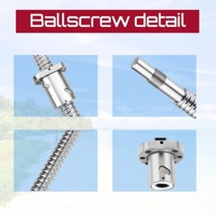 Ball Screw SFU1605 Antibacklash 250-2000mm+BK/BF12+Nut Housing+6.35*10mm Coupler
