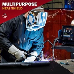 40″x40″ Welding Blanket Fireproof Flame Carbon Felt for Welders Retardant Fabric
