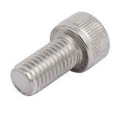 M10x20mm 304 Stainless Steel Left Hand Thread Hex Socket Cap Screw Fastener 2pcs