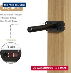 8pcs Wall Shelf Brackets Heavy Duty Floating Shelf Bracket Hidden,Invisible Blac