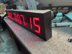 MASTERCLOCK MDN49 LED Display Clock 42” Long! 4” Talll Digits