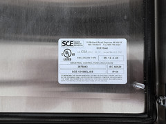 SCE-12108ELJSS Industrial Control Panel Enclosure Type: 3R, 12, 4, 4X (SS)