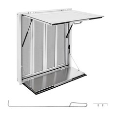 Uimoso 36×36 in Aluminum Alloy Concession Window with Folding Shelf