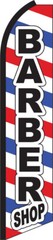 Barber Shop Swooper Flag Feather Super Bow Banner