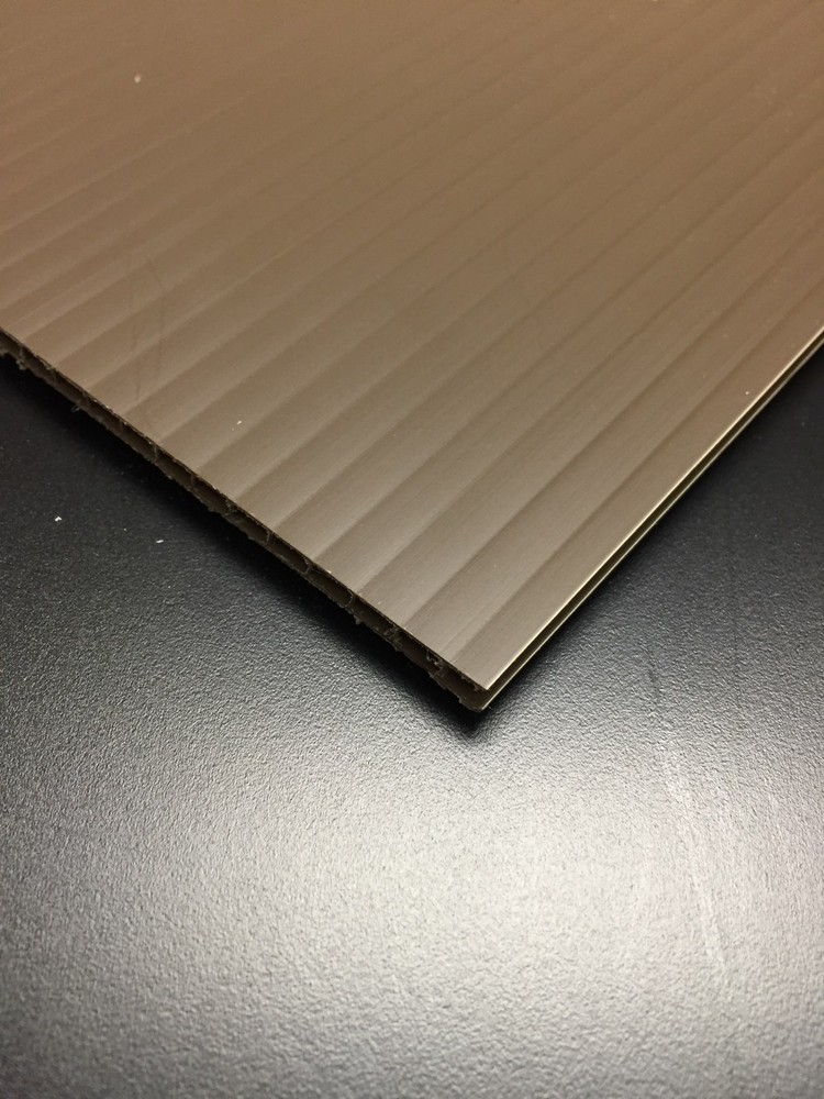 4mm Brown 24 x 48 (4 pack) Corrugated Plastic Coroplast Sheets Sign