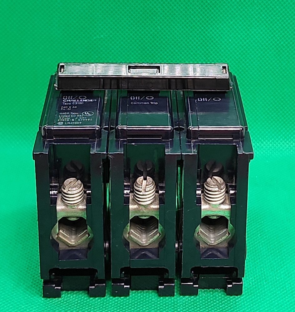 CHALLENGER C3100 3POLES 100A 240V CIRCUIT BREAKER [2RE4-1]