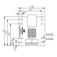 RJ11 6P6C Screw Terminal Breakout Board / Interface Module ST-RJ11-R-FT