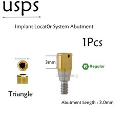 US Hiossen overdenture locator abutment Regular 3.7mm Fits 3/4/5.0mm