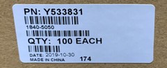 100 Ct Vertical Clear Vinyl Proximity Badge Holders Y533831