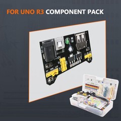 830Pcs DIY Electronic Starter Kit for Arduino UNO R3 with Breadboard ComponentBr