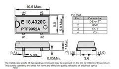 2PCS SG636P 8.000MHz 8MHZ EPSON TTL/CMOS 5V SMD crystal oscillator 8.000M