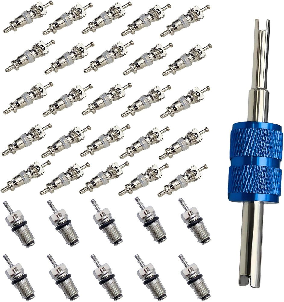 Air Conditioning Valve Core A/C R12 R134A Refrigeration Schrader Valve Cores for